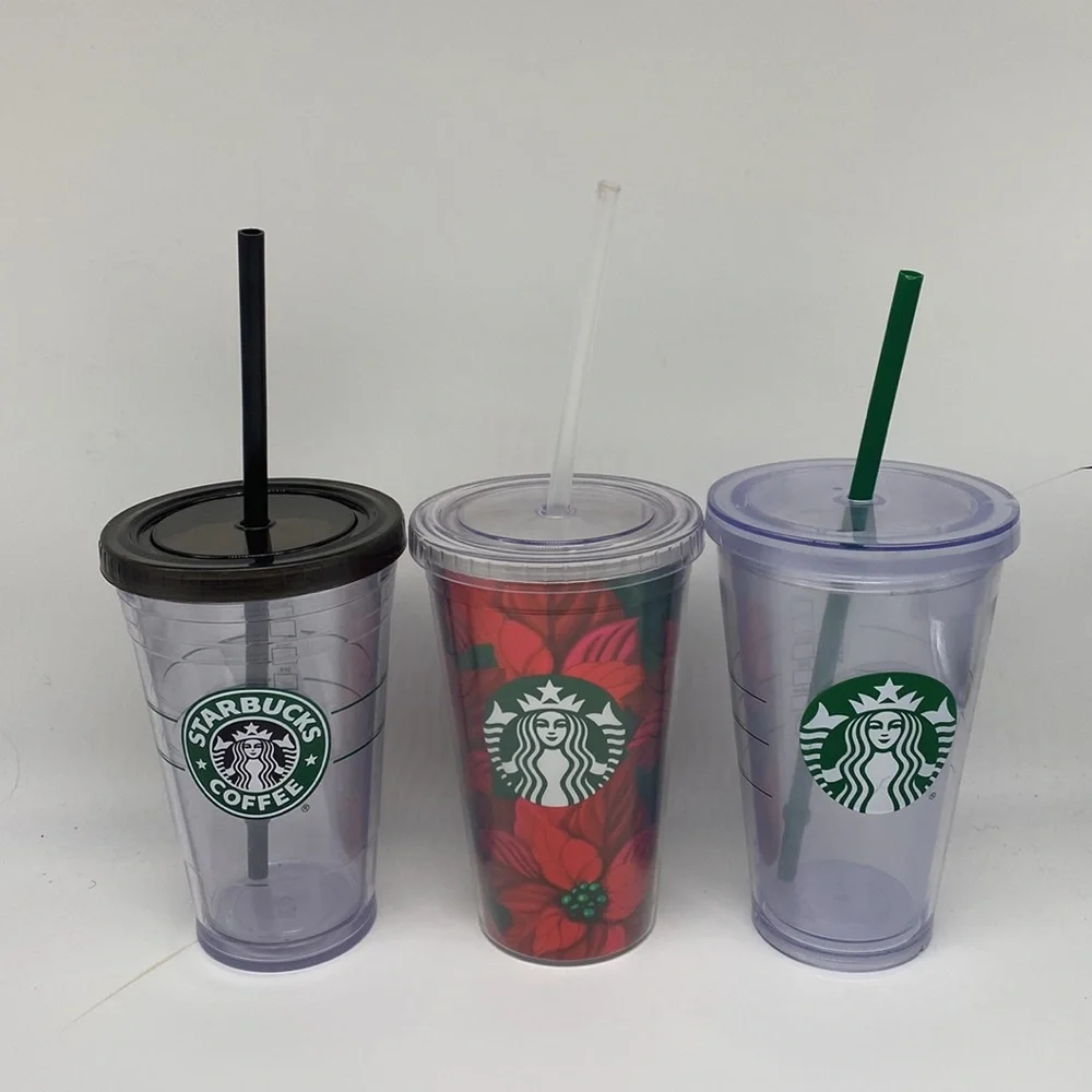 Starbucks Beverage Set of 3 16 Oz Tumblers‎